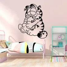 Funny Garfield Wall Sticker Home Decoration Living Room Children Room Decal Creative Stickers garfield large