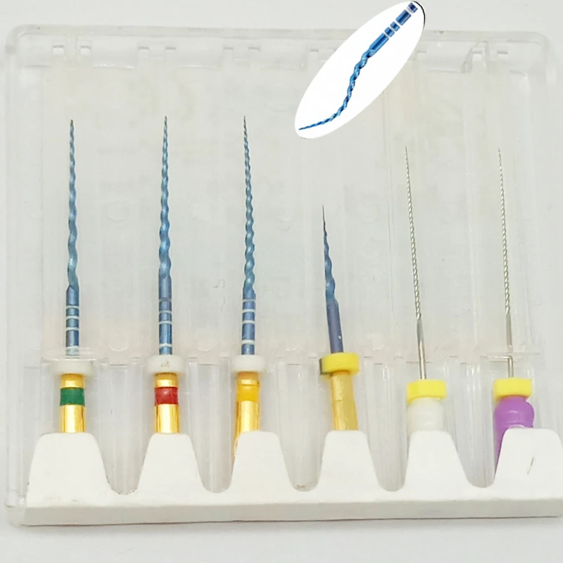 Стоматологические S Blue файлы вращающиеся никель титановый корневой канал