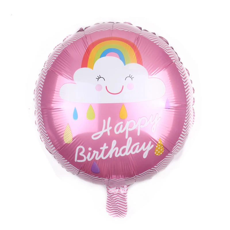 30 узоров 5 шт. 18-дюймовый Круглый Фольга шар с днем рождения надувные воздушные шары с гелием День рождения украшения высокое качество игрушка