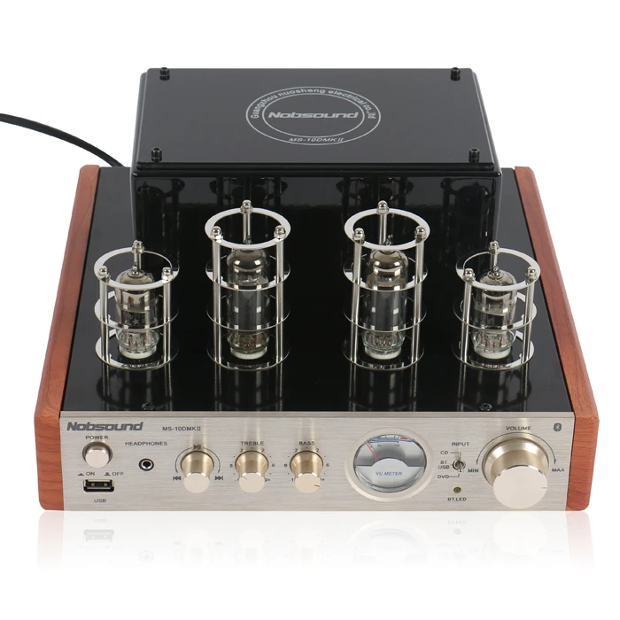 Music hall 2016 NEW Nobsound MS-10D MKII Tube Amplifier Bluetooth Tube Amp USB HiFi 2.0CH Power AMP