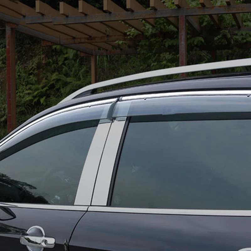

For Ford Kuga Escape 2013 2014 2015 Car Side Window Visor Vent Shade Rain Sun Wind Guard Deflectors Awnings Shelters Cover 4Pcs