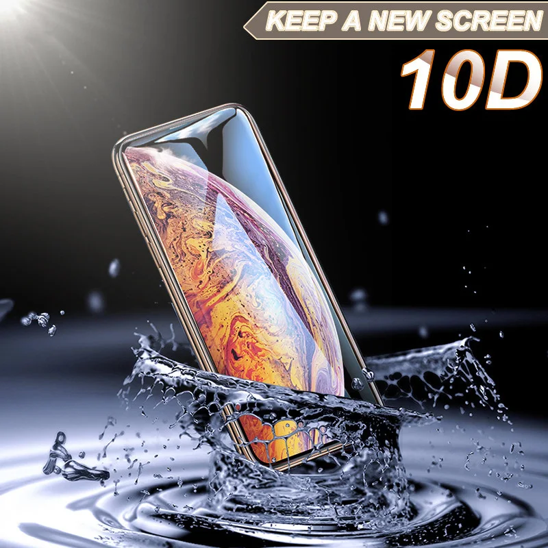 10D Защитное стекло для iphone xs xr max x s экранная защита Броня Экранная заставка sx xsmax закаленное протектор экрана tremp