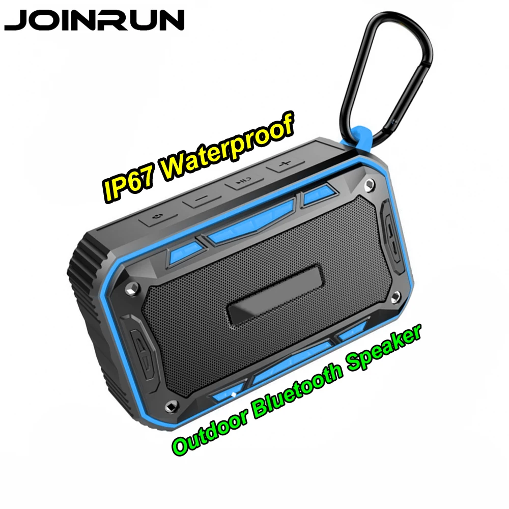 

Joinrun Wireless Bluetooth Speaker Portable Outdoor Speaker Waterproof Dust proof for Indoor/Outdoor Activities with FM Radio