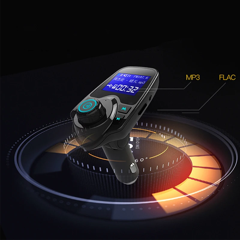 kebidumei T11 Bluetooth FM Transmitter Undamaged Music Car MP3 Player
