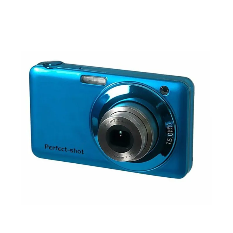 ELRVIKE 20 мм 27in 5x оптический зум HD цифровая камера Макросъемка Мини C камера - Цвет: Blue