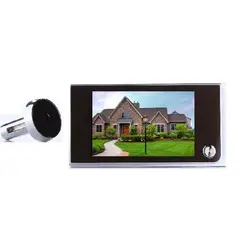 Mirilla цифровой дверной звонок камера видеовызов 3,5 дюймов ЖК-дисплей 0,5 м пиксели двери камера 120 градусов расширить угол обзора двери