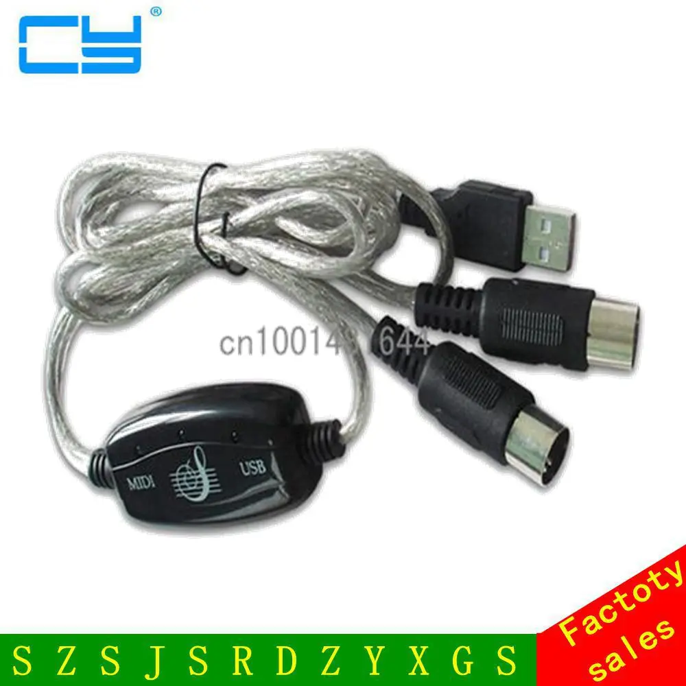 

1.8M USB MIDI Cable Converter to PC Music Keyboard Adapter Retail Packaging