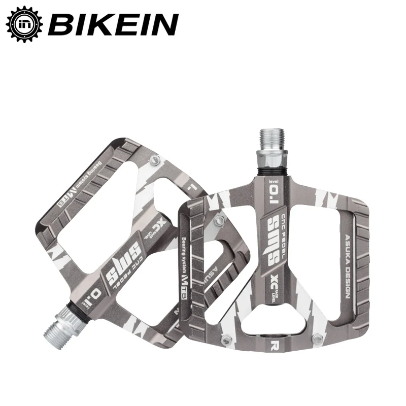 LOT CNC Road Mountain Bike Platform Pedals Flat Aluminum Sealed Bearing 9//16 in