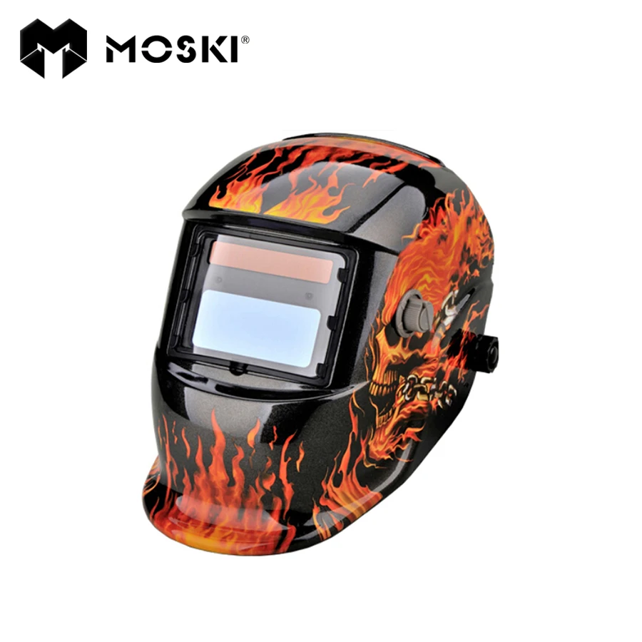 

MOSKI ,Solar Auto Darkening MIG MMA Electric Welding Mask/Helmet/welder Cap/Welding Lens for Welding Machine