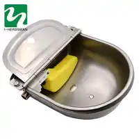 1 Pc Livestock Cattle Horse Drinker Bowl Stainless Steel Cow Automatic Waterer Outlet Float Bowl For Cattle Dog Sheep Farm Tools