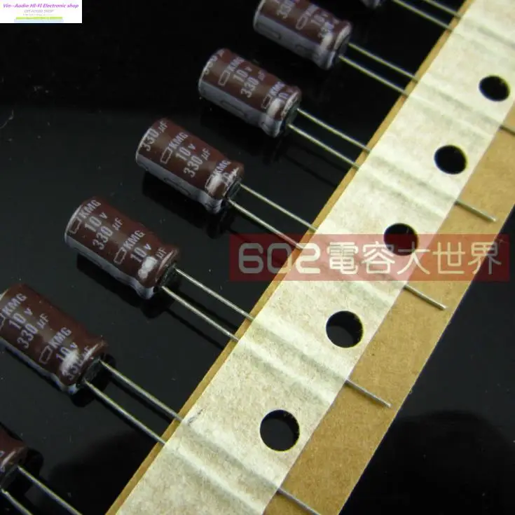 20pcs Japan capacitor capacitors 10v330uf NIPPON series of KMG 330uf10v