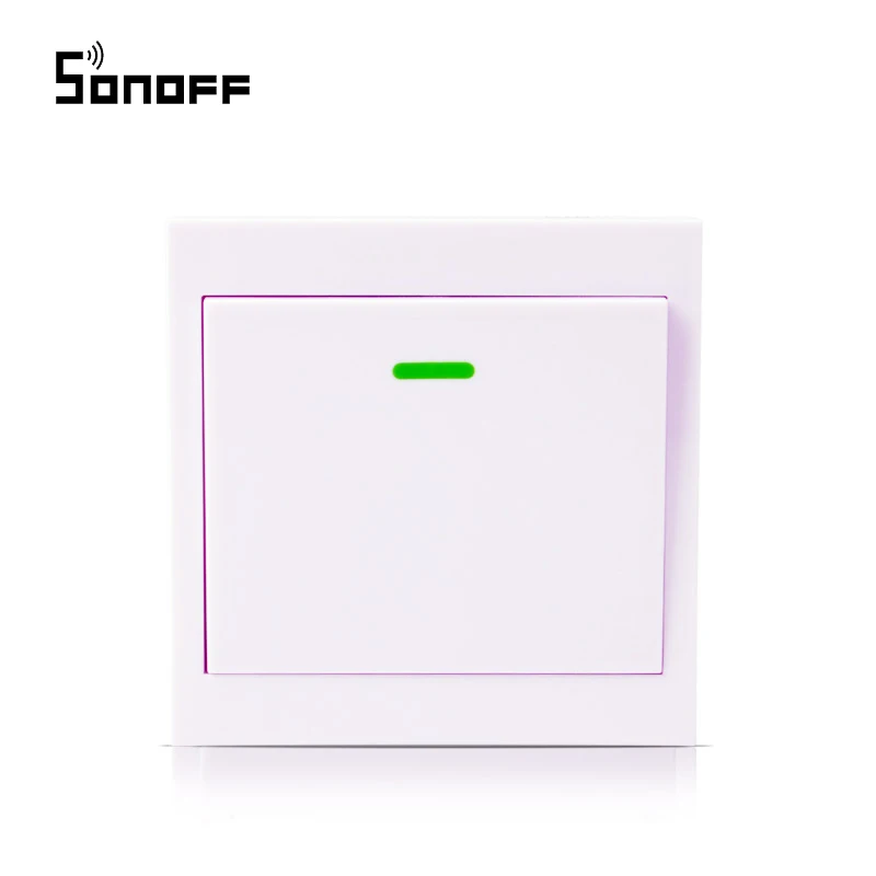 

SONOFF Wireless Remote control RF433Mhz Transmitter 86 Wall Panel With Sticky Smart Home Work with Sonoff RF Series Products