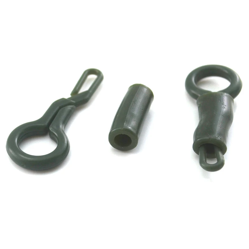 

20Set Back Lead Clips with Tubes Strong Durable Fishing Back Lead Clips Professional Carp Fishing Tackle Tools Clip