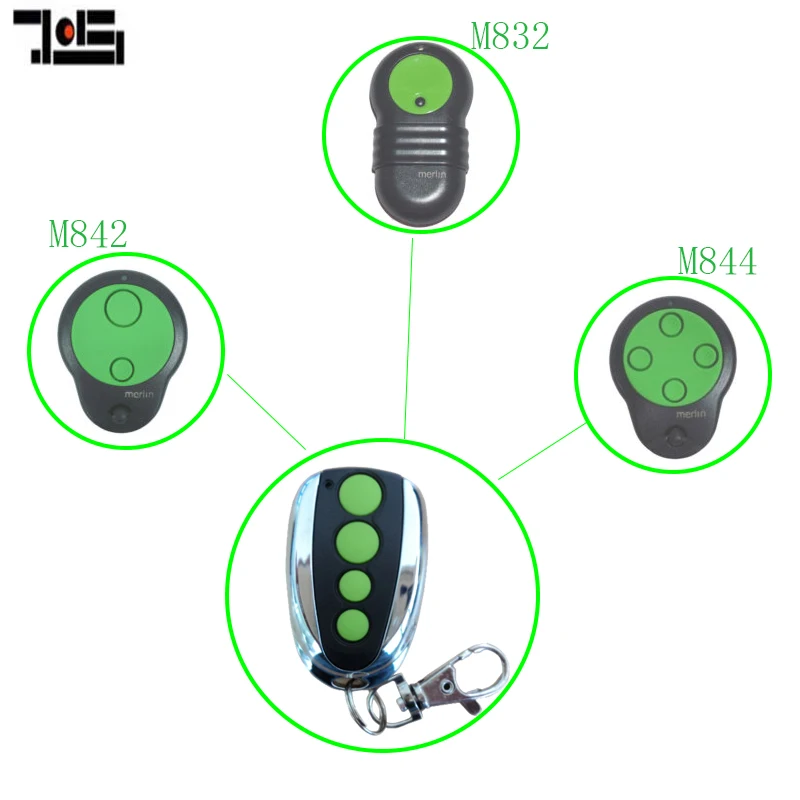 

For M842 M832 M844 remote work with 230t 430r remote transmitter 433.92mhz