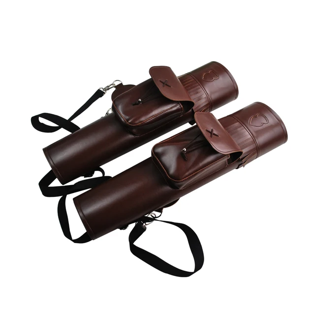  US $69.98 Archery Leather Quiver Archery Arrow Support Brown Outdoor Shooting Hunting 