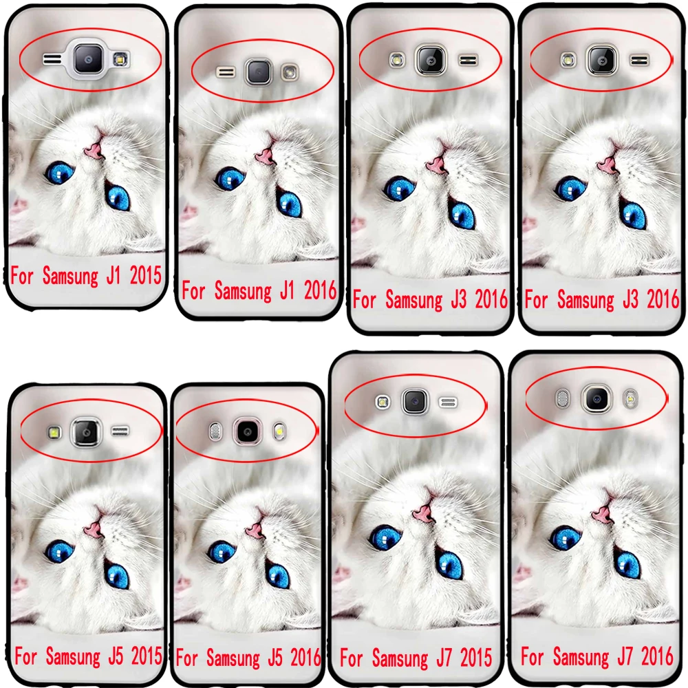 Для samsung J1 J3 J7 J5 чехол силиконовый чехол 3D сумки кот Капа для samsung Galaxy J1 J3 J5 J7 J5 телефон чехол s Shell