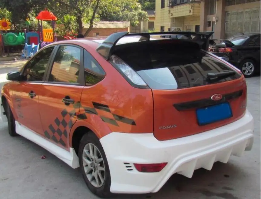 ABS Грунтовка заднего крыла багажника спойлер крыло подходит для Ford Focus 2 хэтчбек RS