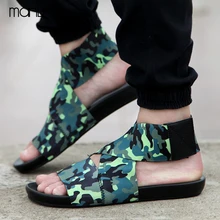 2017 New Y3 Sandals Men Camouflage Fashion Summer Shoes Men Slippers Breathable Men’s Sandals Causal Shoes Footwear