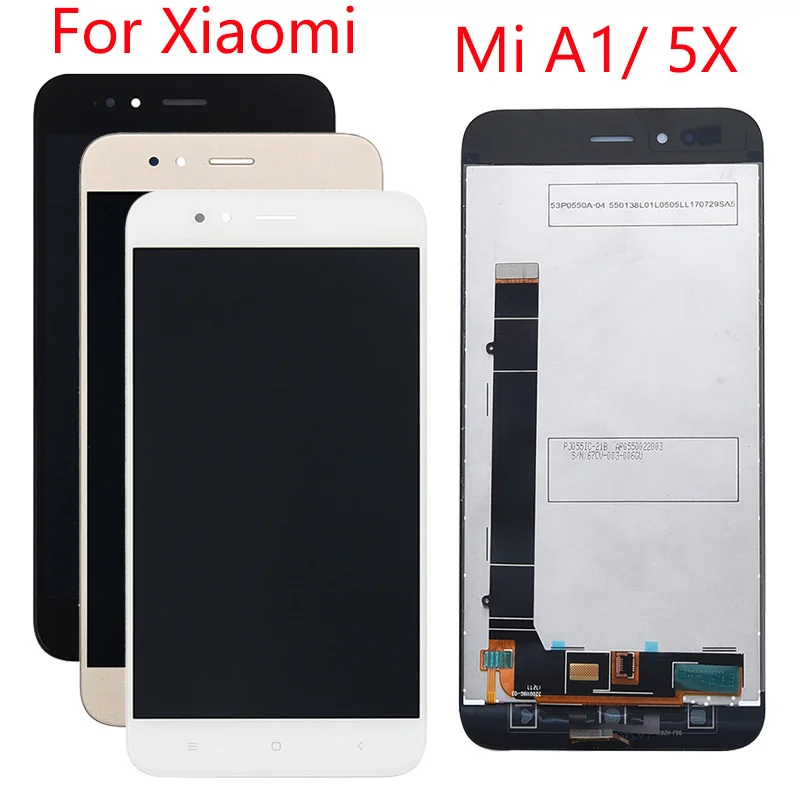 

Original LCD Display For XiaoMi A1 Touch Screen With Frame For XiaoMi 5X LCD Screen Display Digitizer Assembly Replacement