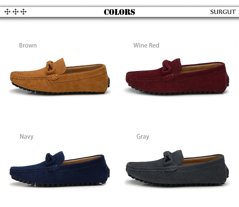 SURGUT/брендовая Новая мужская обувь на четыре сезона, модная обувь без шнуровки на плоской подошве, мужская повседневная обувь, удобные