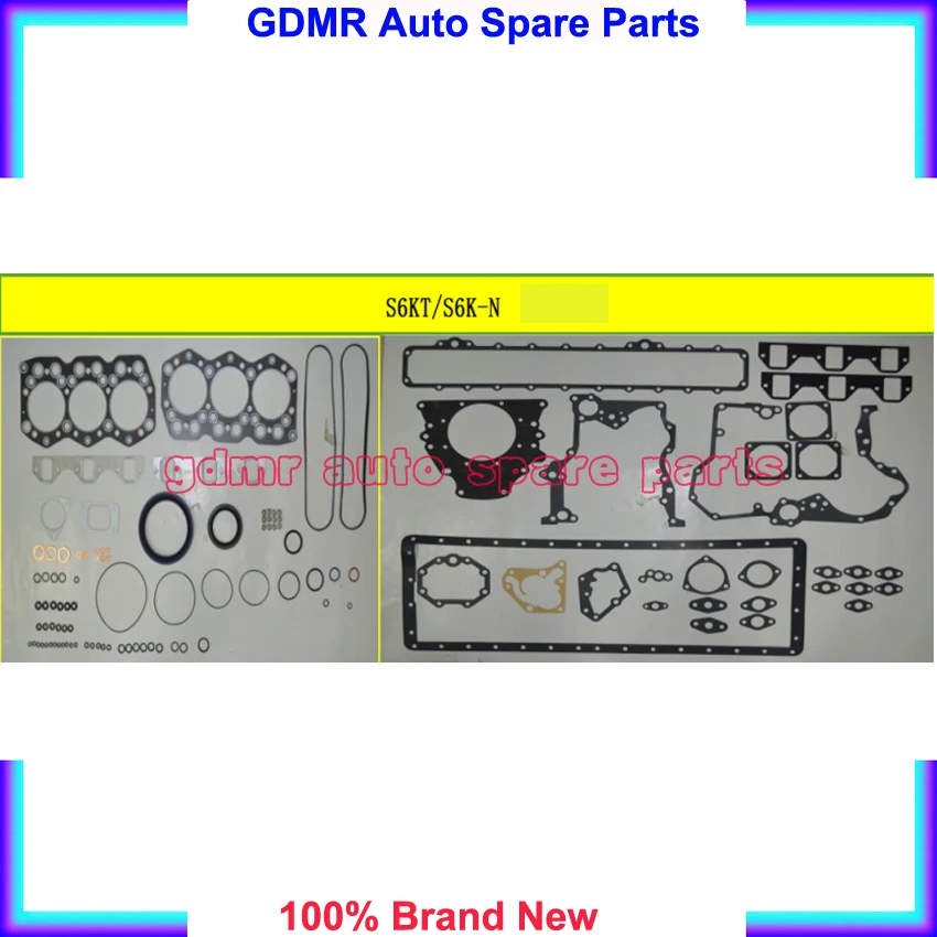 S6K-T 34494-10011S engine overhaul kit engine gasket kit rebuilding kits for Mitsubishi