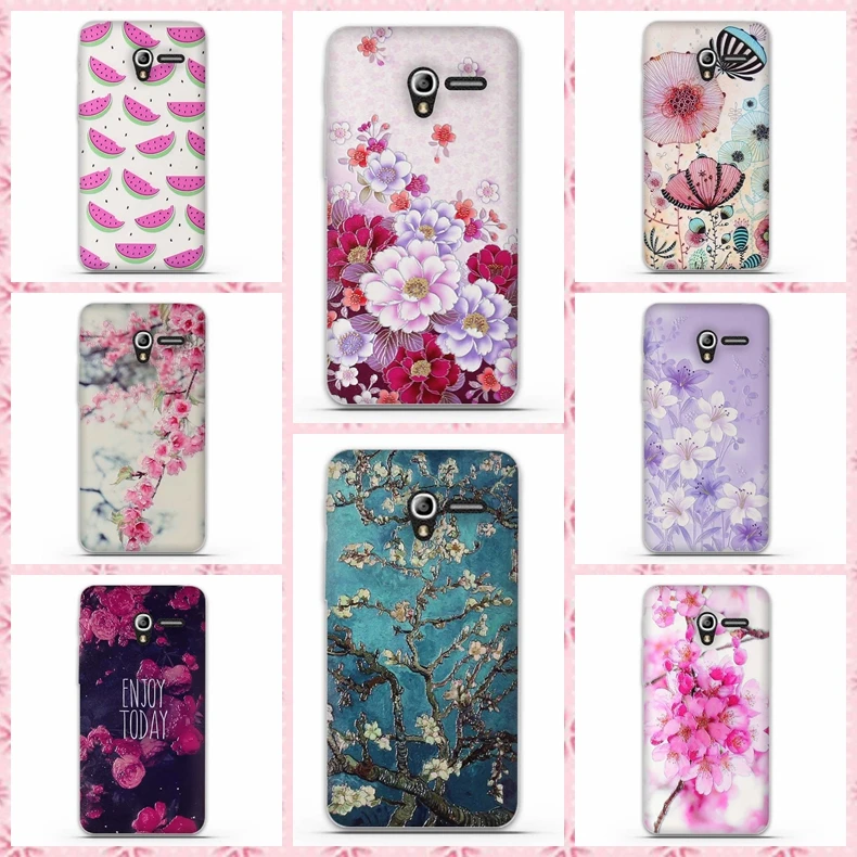 

3D Soft TPU Case For Fundas Alcatel One Touch Pixi 3 4.0" OT 4013X 4013D 4050A Case Silicon Cover For Alcatel One Touch Pixi 3