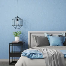 Nordic Wall Papers Home Decor Solid Color Grey Blue Waterproof Wallpaper Roll for Walls Bedroom Living Room Wall Decorative modern nordic style wall papers home decor solid color silk textured wallpaper for walls fabric bedroom wall paper green blue