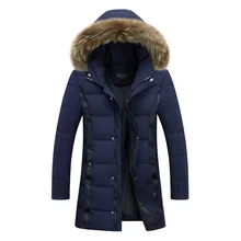 Mens Parkas coat clothing quality Hoody casual men’s quilted hoosed jackets cotton long costume hoodie