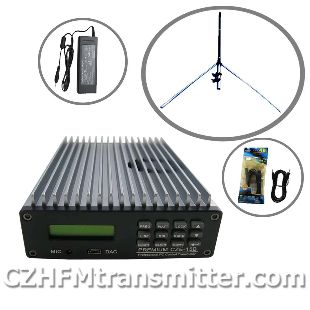 fmuser 0w-15w премии sda-15b профессиональные пк управления передатчиком fm радио 1/4 gp антенны kit