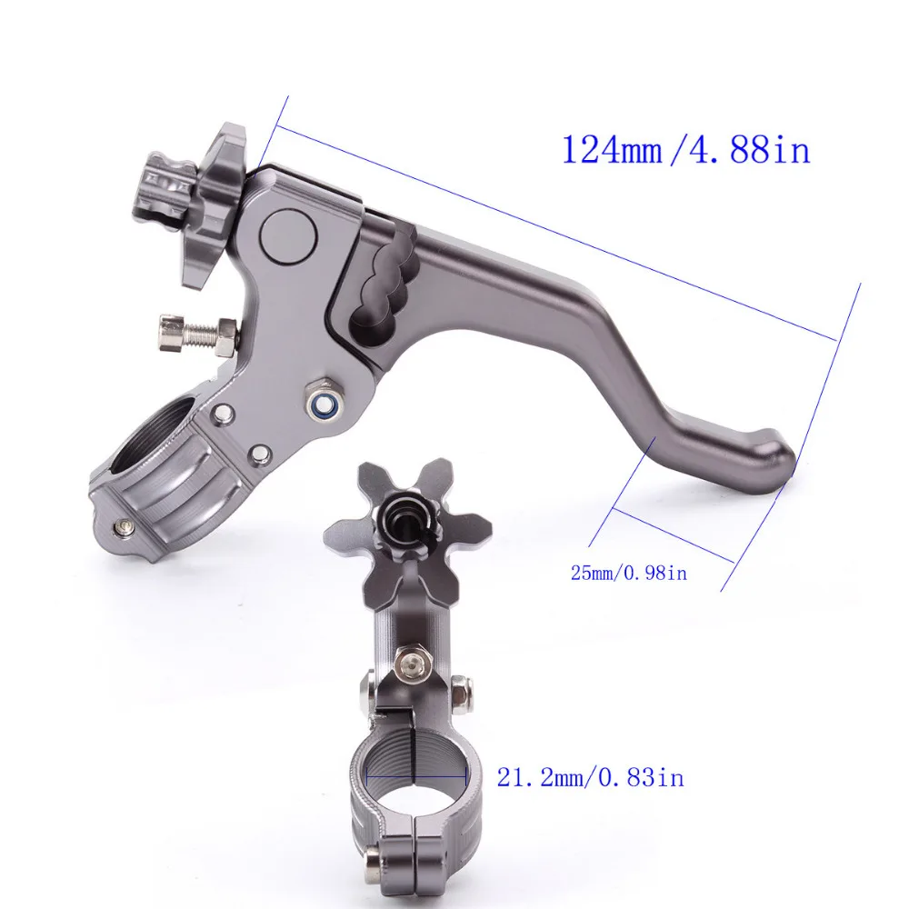 FXCNC 7/" 22 мм мотоцикл трюк рычаг сцепления Тяговая кабельная система для Suzuki GSX1400 GSXR750 GSXR600 GSX1300R Hayabusa GSX1250F