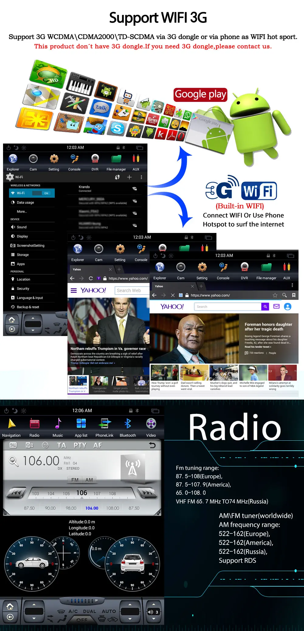 Best Krando Android 8.1 12.1" Vertical screen car audio radio player for Toyota Land Cruiser lc100 2002-2007 GPS navigation 10