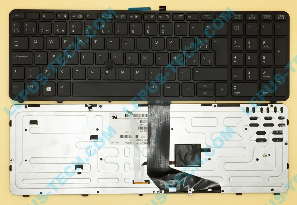 

For Hp zbook 15 Backlit keyboard SP LA for hp zbook 17 Latin Laptop keyboard New Original Spain
