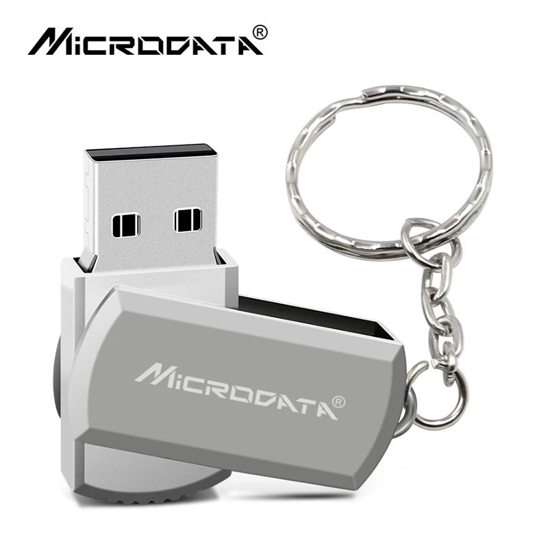 Горячая Металлическая вращающаяся usb флешка 4 ГБ 8 16 32 64