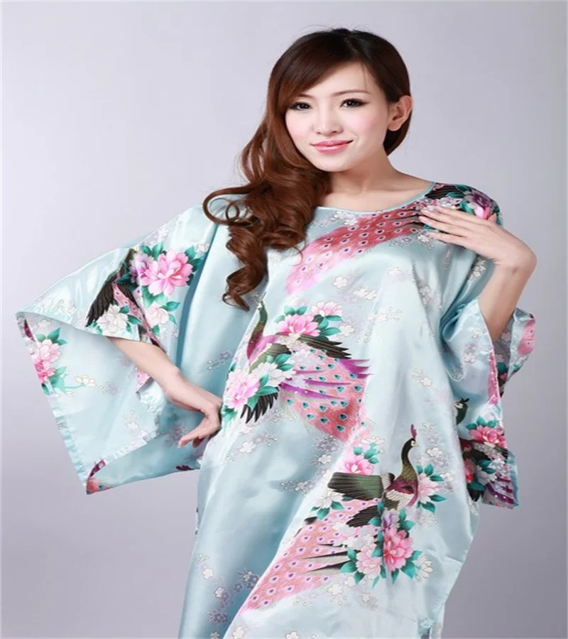 Халат женский Шелковый из вискозы один размер тринадцать цветов|gowns robes|gown meaninggown