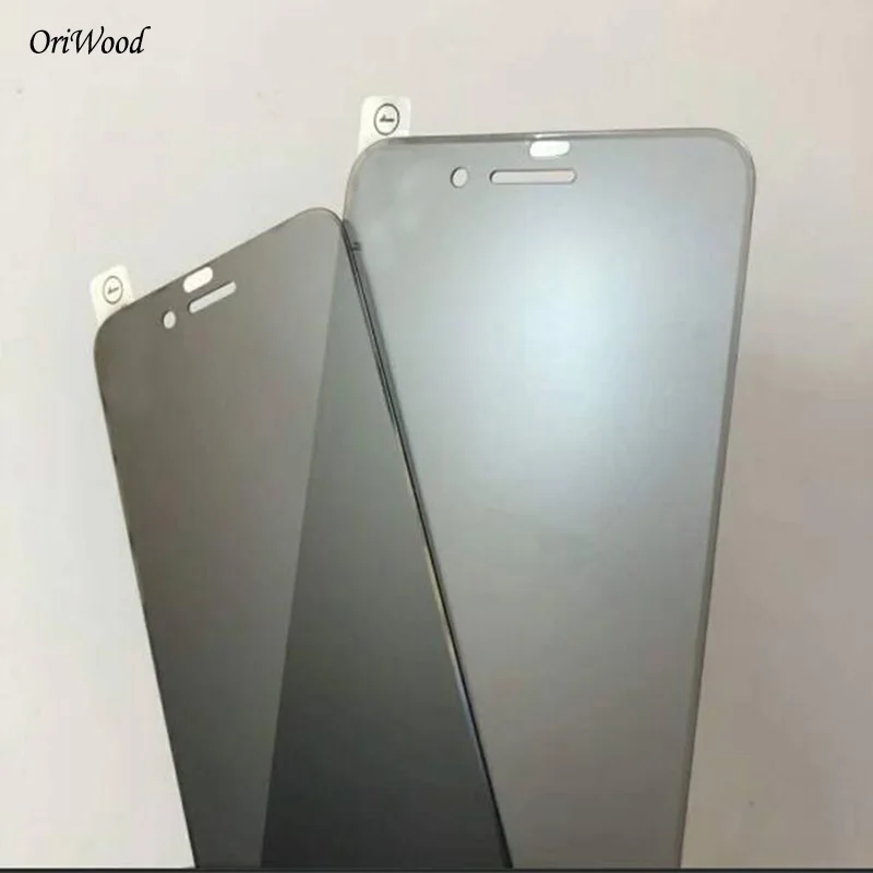 

OriWood For iPhoneX Anti Spy Matte Frosted Tempered Glass For Apple iPhone10 8 7 6 6SPlus Anti-spy Privacy Screen Protector Film