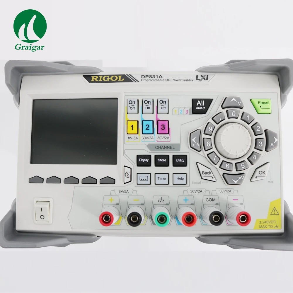 

Digital Programmable Linear DC Power Supply DP831A with 3 Channels Total Power Up to160W