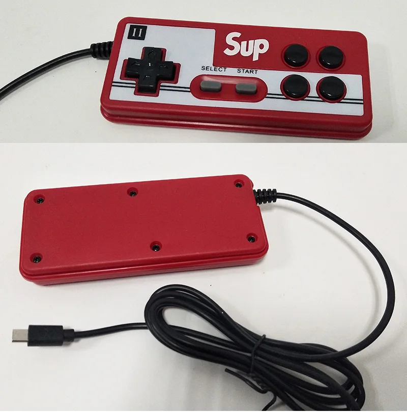 Sup Portable Video Handheld Game Console Retro Classic Mini Game Machine Built-in 300 Classic Game red without gamepad 8