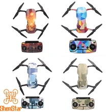Os Braços Do Corpo Controle Remoto Conjunto Completo Adesivos para DJI aeronave Tema Filme Pele Adesivo Decalques Mavic PVC Ar Drone Acessório