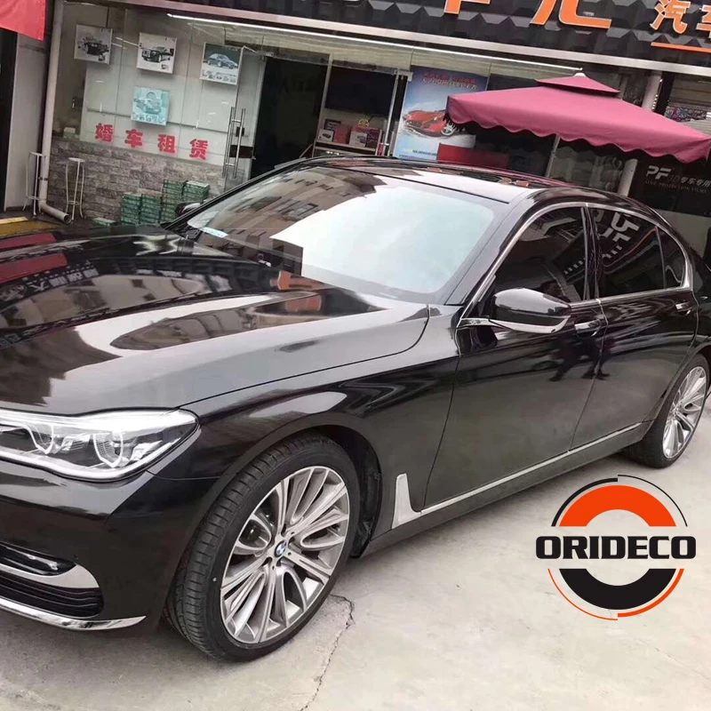 Glossy Crystal Black Vinyl Wraps 2