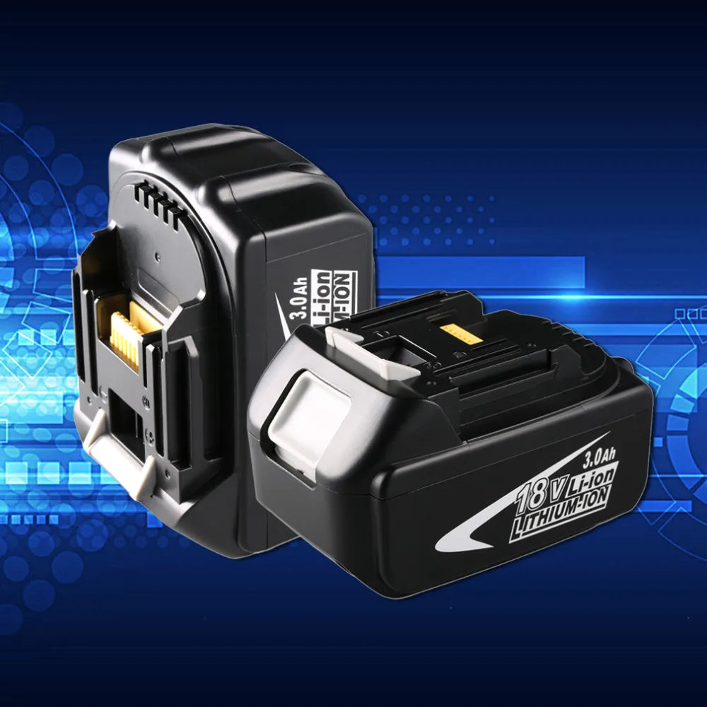 

BL1830 18V Rechargeable Lithium Ion 3.0Ah Battery Replacement Power Tool Packs for BL1830BSL1830 BSL1840 BSL1815X