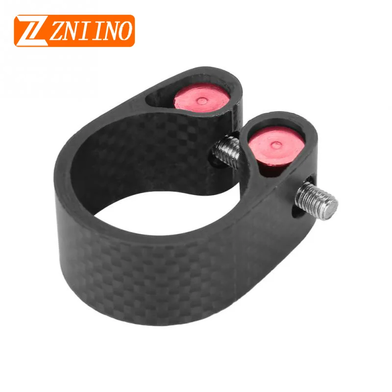 

ZNIINO NO LOGO carbon fibre Bike Seat Post Clamp carbon fiber Ultralight Lock Seatpost Clamp Bike Seatpost Clip