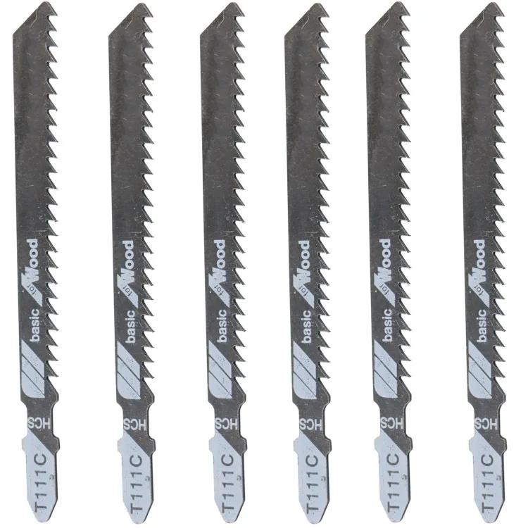 5 шт. T101D/T111C/T118B/T127D/T144D/T244D AO HCS Т-хвостовик Jigsaw Blades набор кривых режущих
