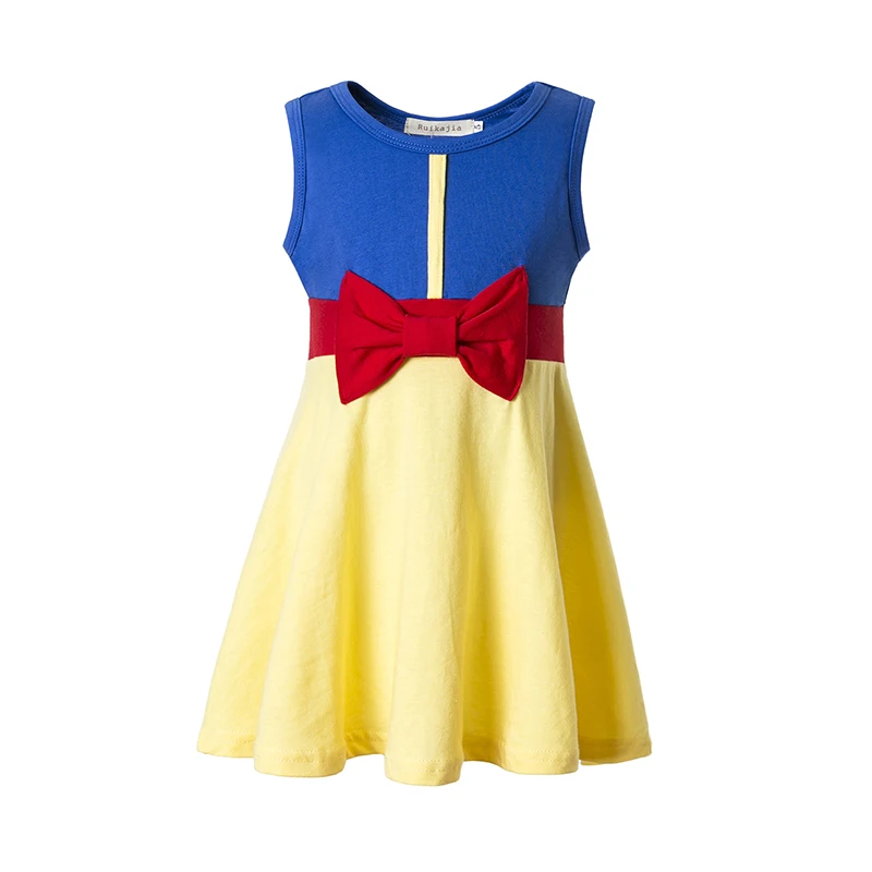 Girl Winter Dresses Vaiana Moana Princess Costume Polka Dot Dresses