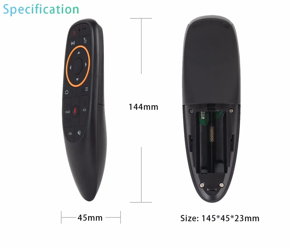 G10 Air mouse гироскоп зондирующая игра с голосовым управлением 2,4 ГГц беспроводной микрофон Пульт дистанционного управления для X96 Smart tv Android Box PC