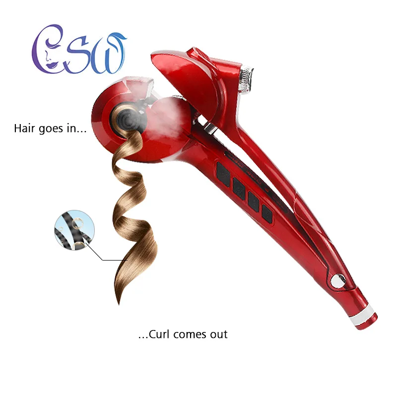 

CSW Automatic Hair Styling Hair Curler LCD Screen Steam Spray Rolling Perm Electric Household Hairstyle Design Wave Curling Iron