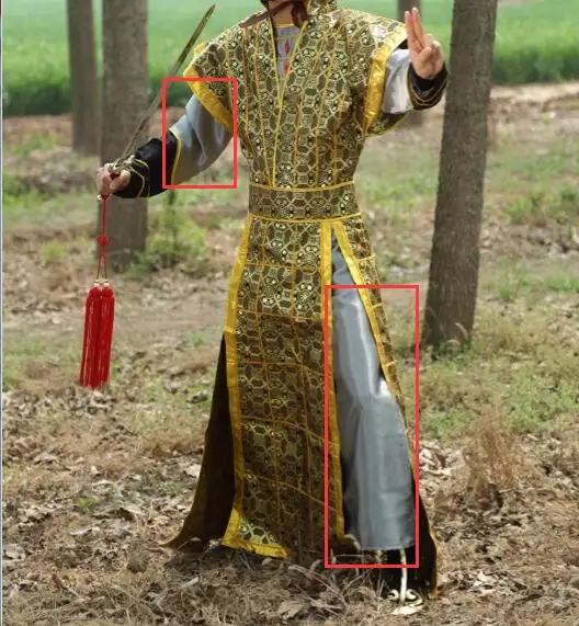 Бесплатная Доставка в китайском национальном стиле ханьфу для Для мужчин Костюмы для народных китайских танцев Тан костюм сценическое