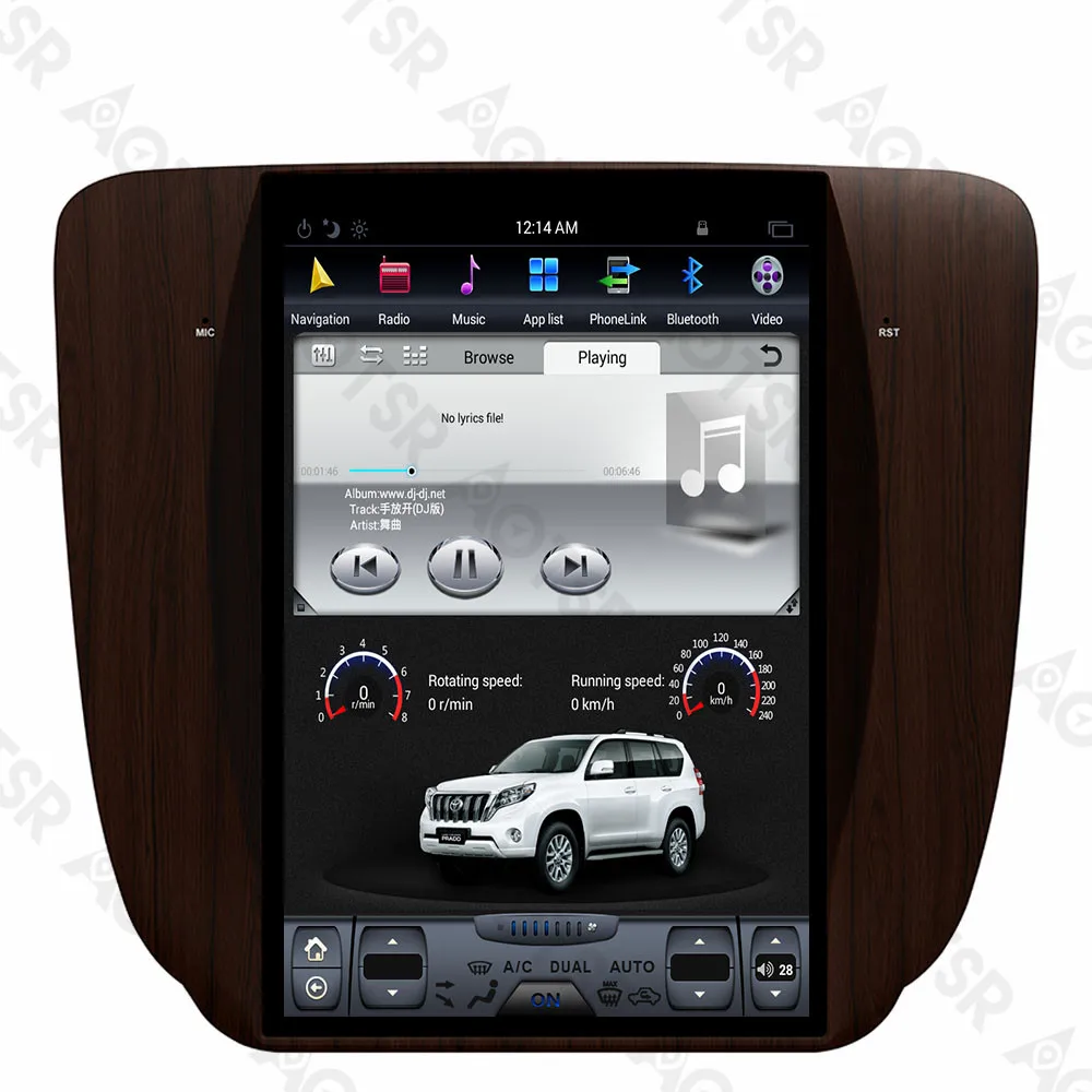Aotsr 12 1 &quotIPS Android 7 Тесла стиль автомобиля без DVD плеер GPS навигация для GMC Yukon 2007 2012