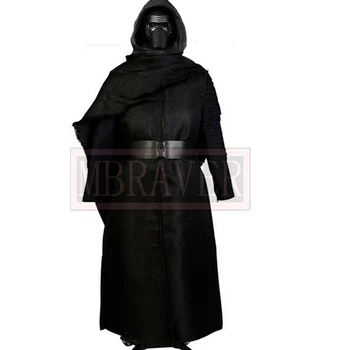 

2016 Star Wars The Force Awakens Men Kids Kylo Ren Cosplay Costume Adult Kylo Costume Jedi Robe Cloak Coat Kylo Ren Costume