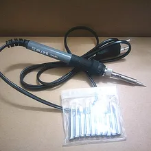 60 Вт 220 В ЕС Электрический паяльник с регулируемой температурой YIHUA947-III+ 10 шт