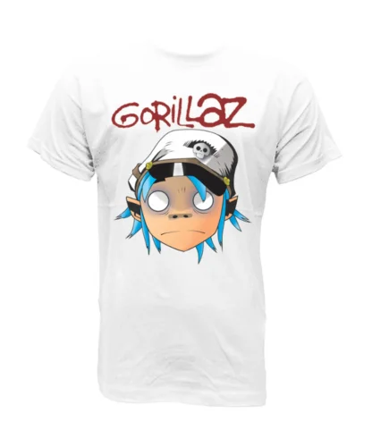 Camiseta t-shirt Gorillaz 2 D XS-S-M-L-XL | Мужская одежда